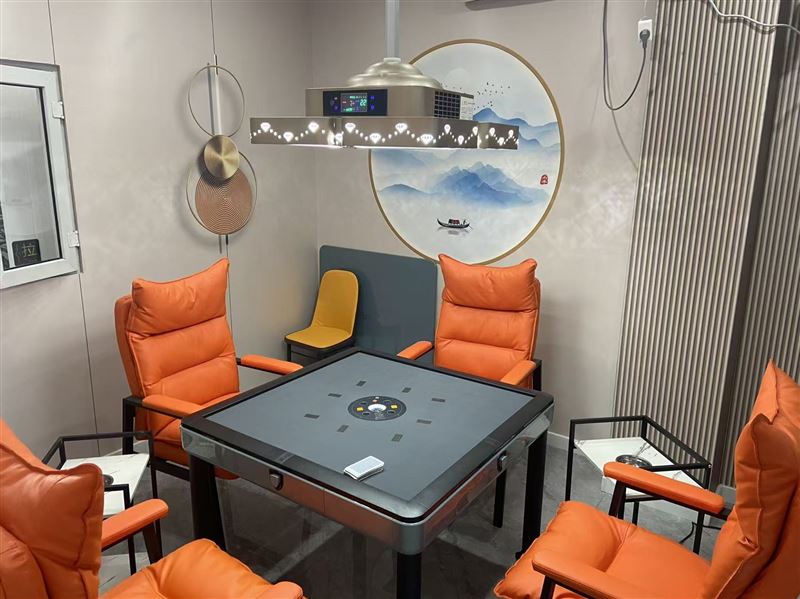 营业中棋牌室外兑